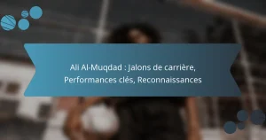 Ali Al-Muqdad : Jalons de carrière, Performances clés, Reconnaissances